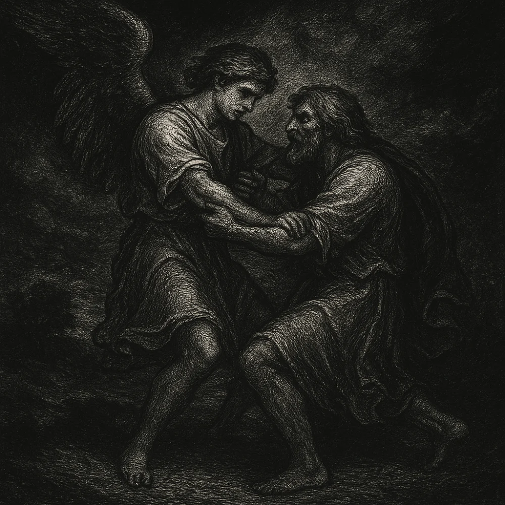 jacob-wrestles-with-god | Great Bible Tales