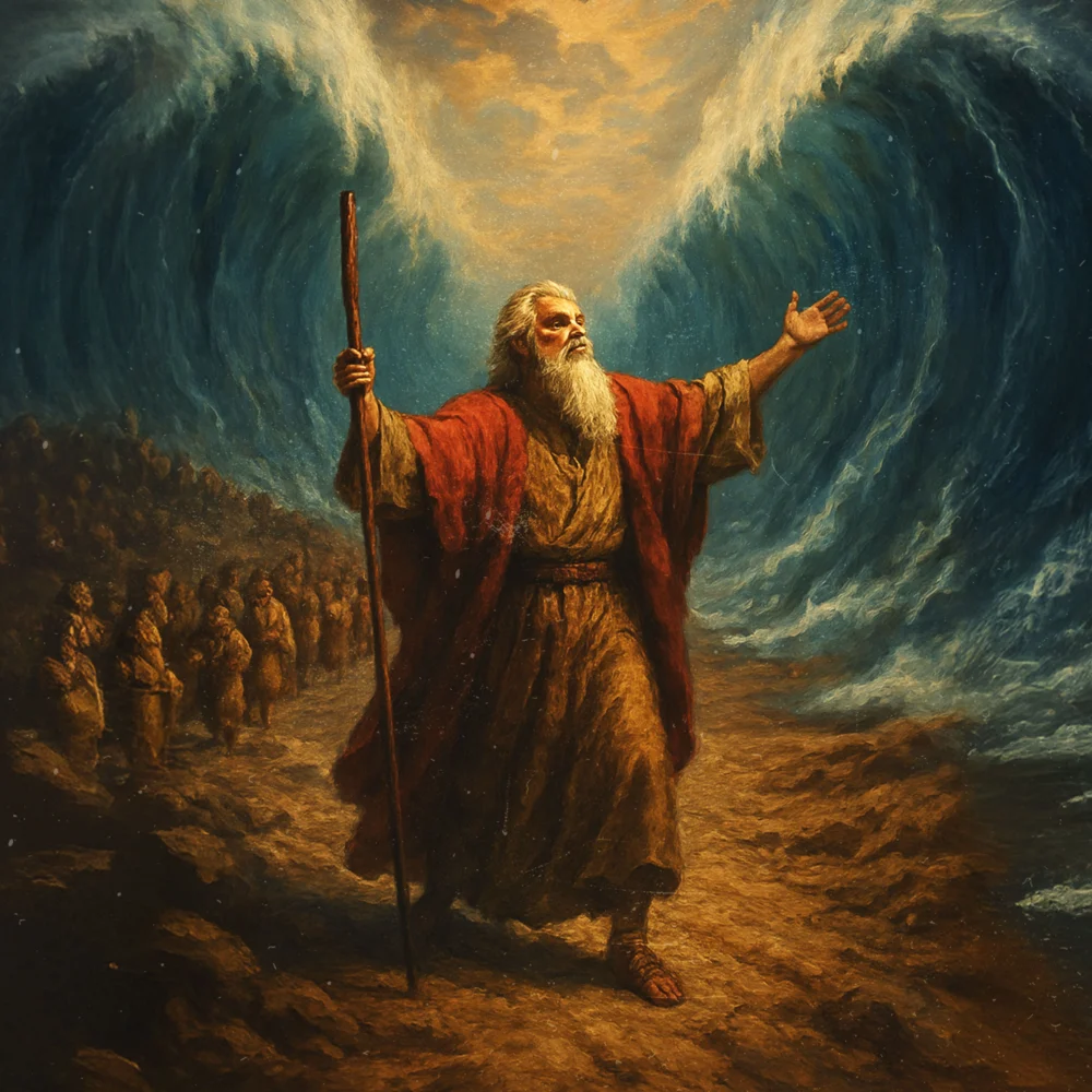 Moses-and-the-Sea-That-Stood-Still | Great Bible Tales