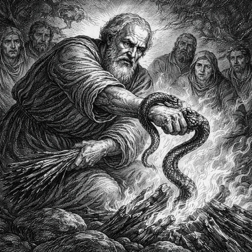 TheSnakeintheFire | Great Bible Tales